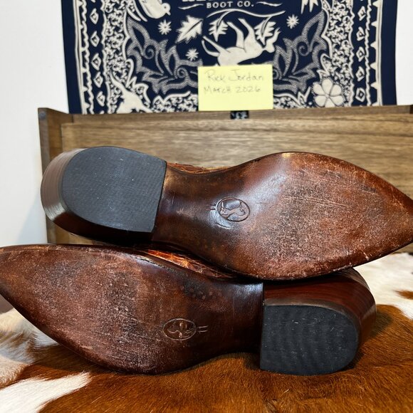 Stallion Goblin Majestic Full Nile Croc. Center Cut w/Tooled Overlays size 11D main image 7